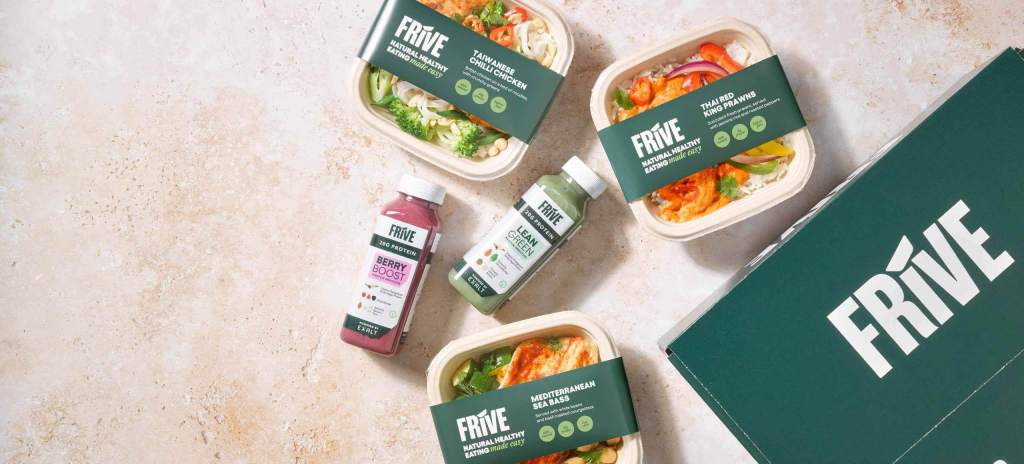 Frive healthy ready meals in eco packaging